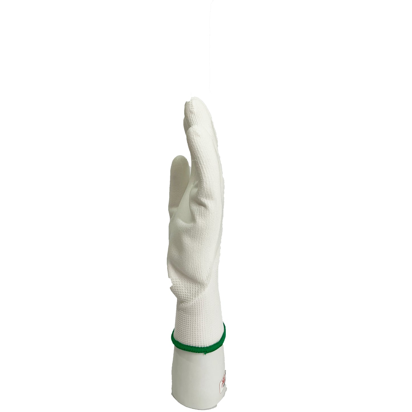 13 needle white polyester palm immersed white PU