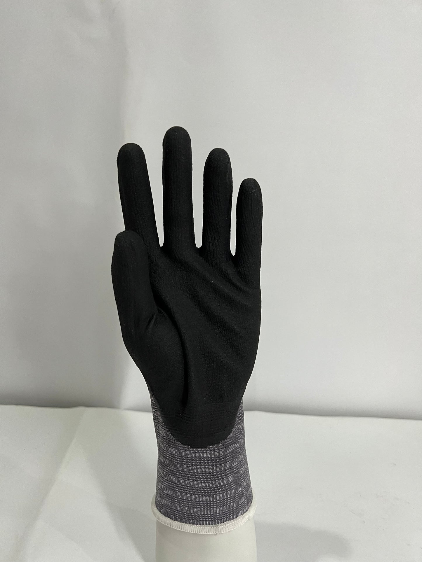 15 needle gray nylon spandex palmimmersion water flushing nitrile foam