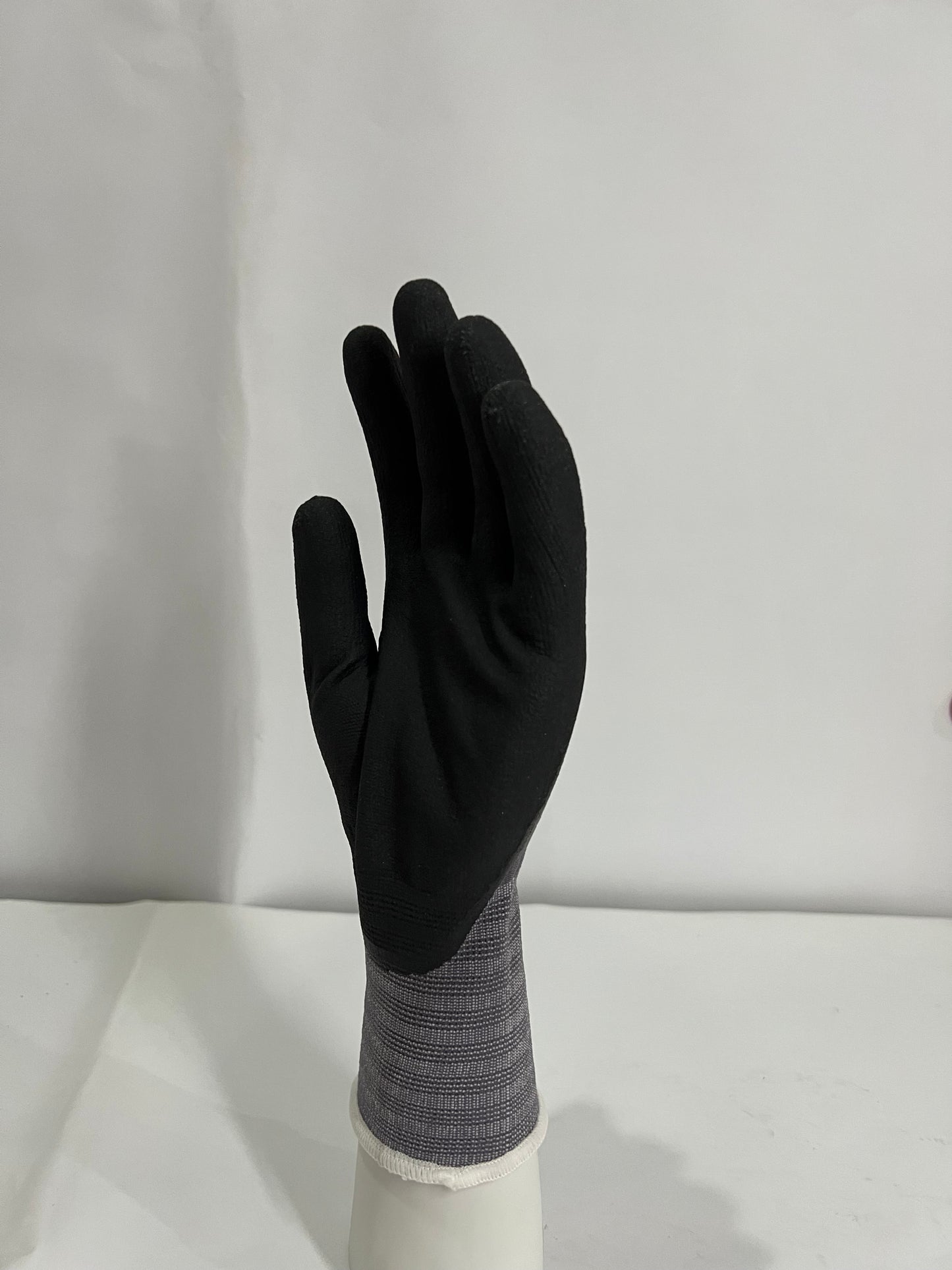 15 needle gray nylon spandex palmimmersion water flushing nitrile foam