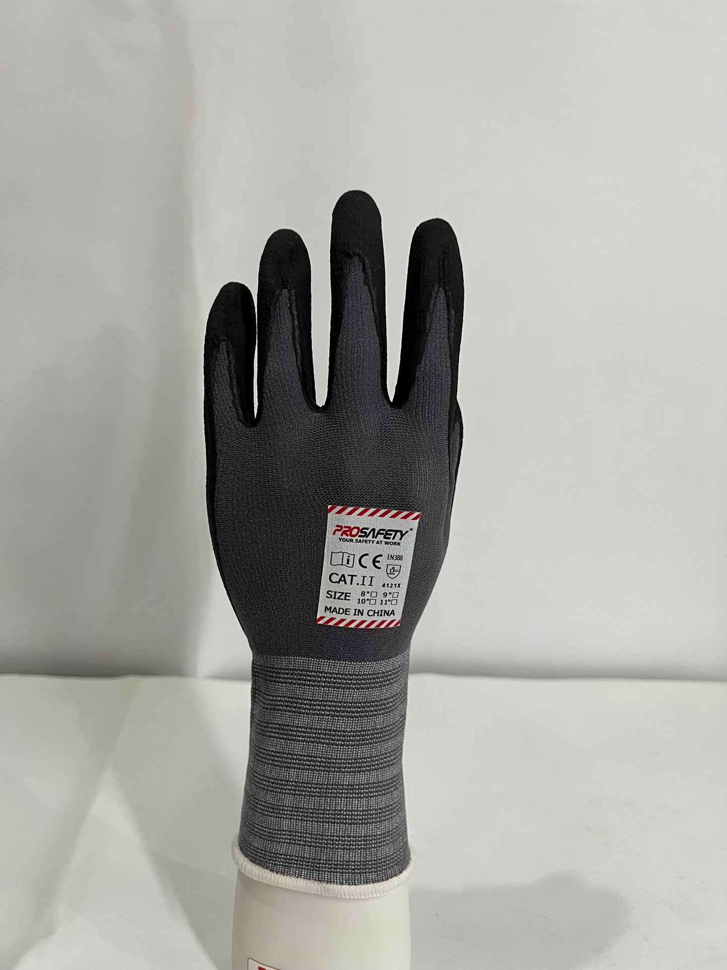 15 needle gray nylon spandex palmimmersion water flushing nitrile foam