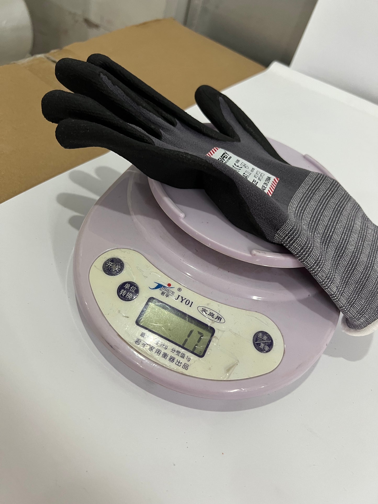 15 needle gray nylon spandex palmimmersion water flushing nitrile foam