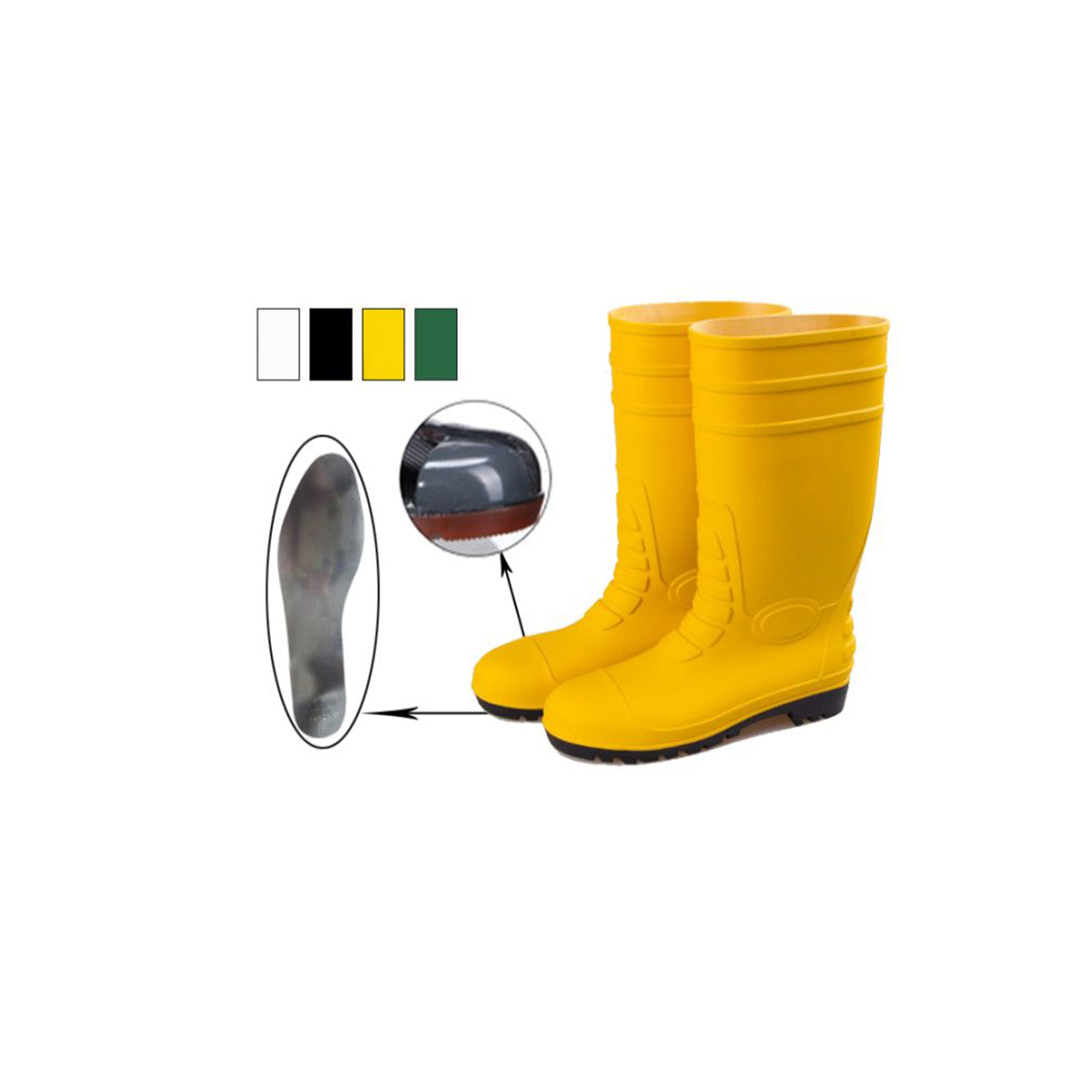PRO-FP301124 rain boots,Labor protection rain boots,Safety rain boots