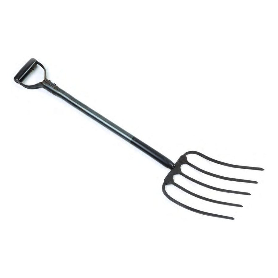 Stable, Manure and Peanut Fork - Steel shaft, metal hilt 5 prong PRO-GA-FRK 00120