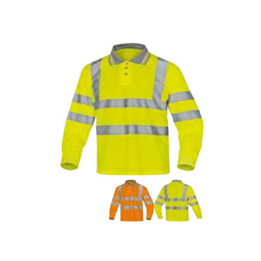 PRO-TU401305 Reflective polo shirt，reflective vest，Reflective long sleeves，